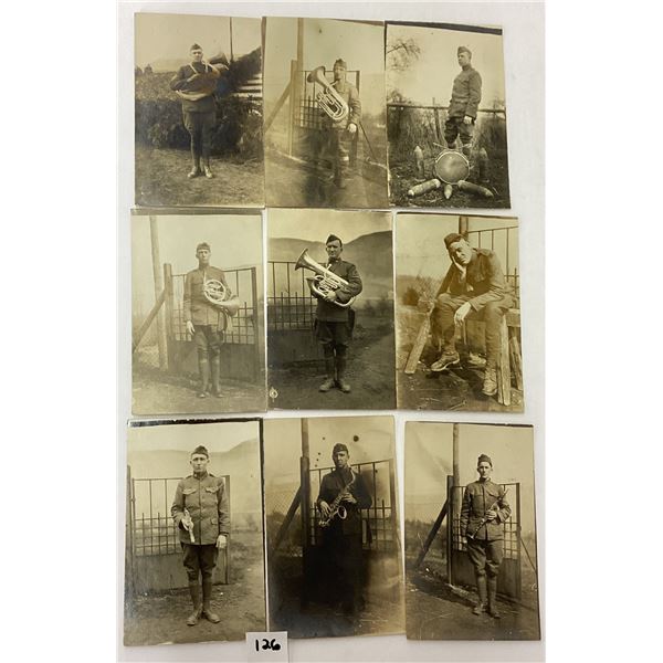 Real Photo Military Band Soldier Postcards 25