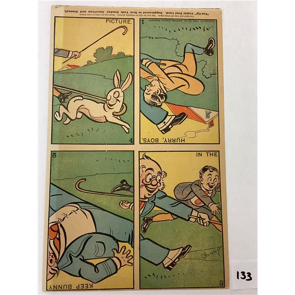 Novelty - Installment Set Uncut "Foxy Grandpa" Postcards