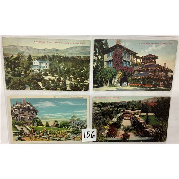 California Postcard Album Approx. 100