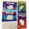 Image 4 : USA State Cards Maps Set of 50 Postcards