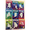 Image 6 : USA State Cards Maps Set of 50 Postcards