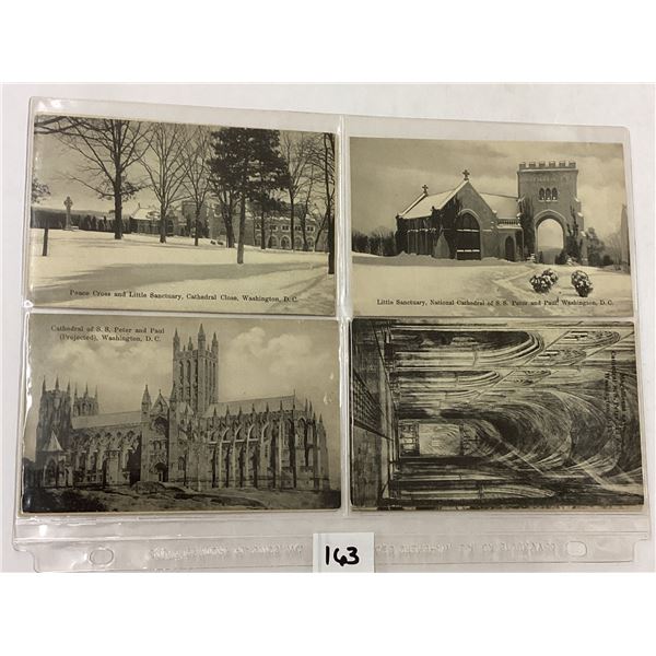 Washington D.C. Album Approx. 90 Black & White Postcards