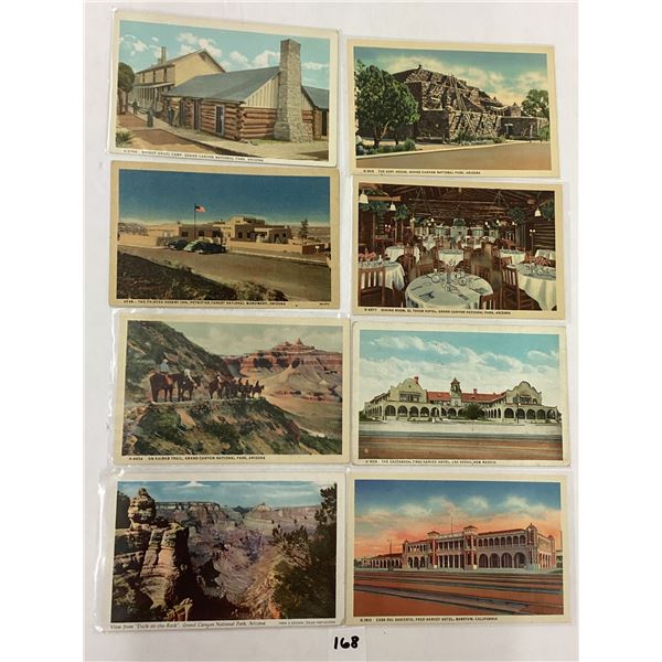 Fred Harvey Postcards Approx. 85