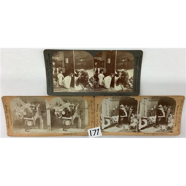 Christmas Santa Claus Stereo views 3