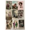 Image 2 : Tinted Real Photo Children Postcards Approx. 75