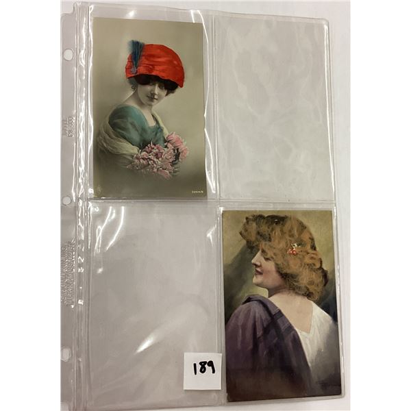 Novelty - Real Hair & Attachment Postcards 10