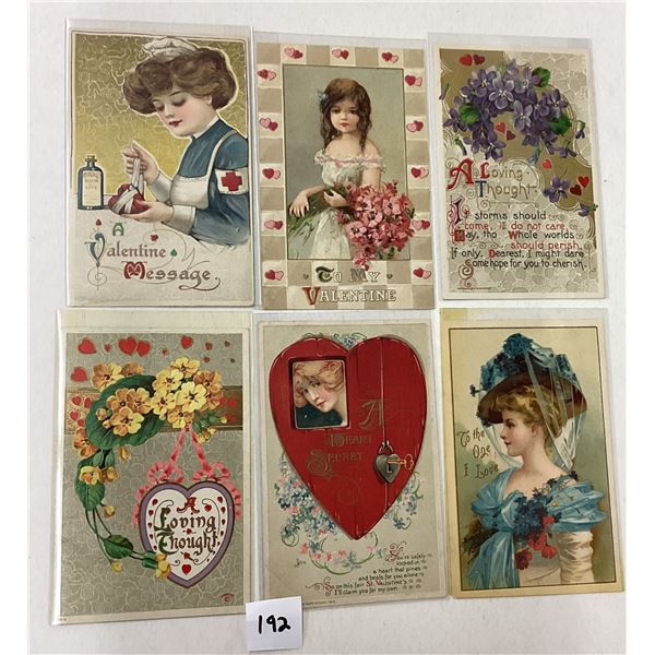 Winsch Valentine's Day Holiday Greeting Postcards 9