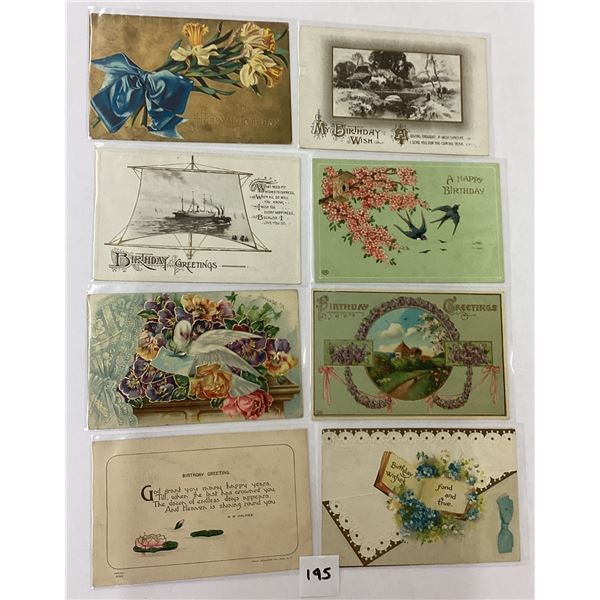 Birthday Holiday Greeting Postcards 100+