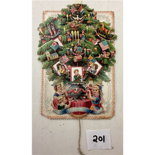Novelty - Mechanical Christmas Trade Card