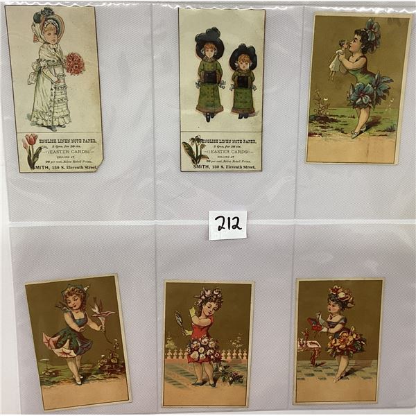 Ephemera Trade Card Album Approx. 65