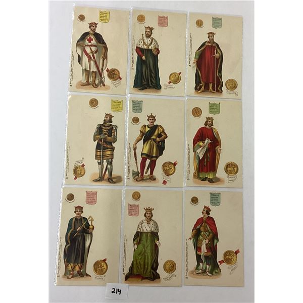 Tuck Kings & Queens Series 614 & 615 24 Postcards