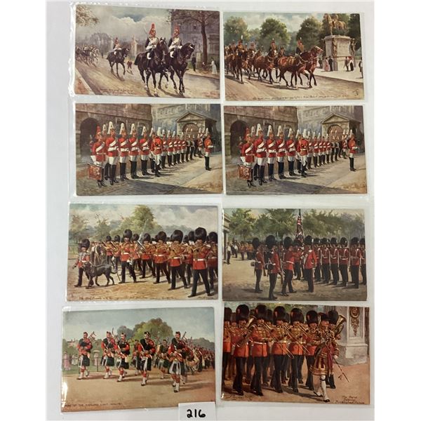 Tuck Militar in London Postcards 17