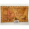 Image 1 : Novelty - 2 Leather Santa Claus Holiday Postcards