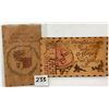 Image 3 : Novelty - 2 Leather Santa Claus Holiday Postcards