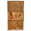 Image 1 : Novelty - 9 Leather Stork Postcards