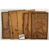 Image 3 : Novelty - 9 Leather Stork Postcards