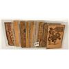 Image 4 : Novelty - 13 Leather Pig Animals Postcards.