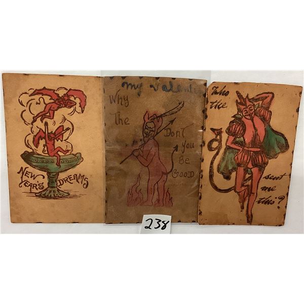 Novelty - 8 Leather Devil Postcards
