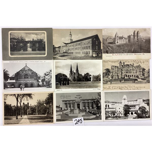 USA Colleges Postcards 85+
