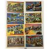 Image 1 : Large Letter Linen Postcards Approx. 70