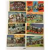 Image 2 : Large Letter Linen Postcards Approx. 70