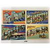 Image 3 : Large Letter Linen Postcards Approx. 70