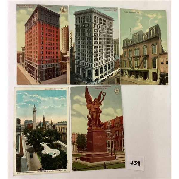 Baltimore, Maryland Postcards 165+