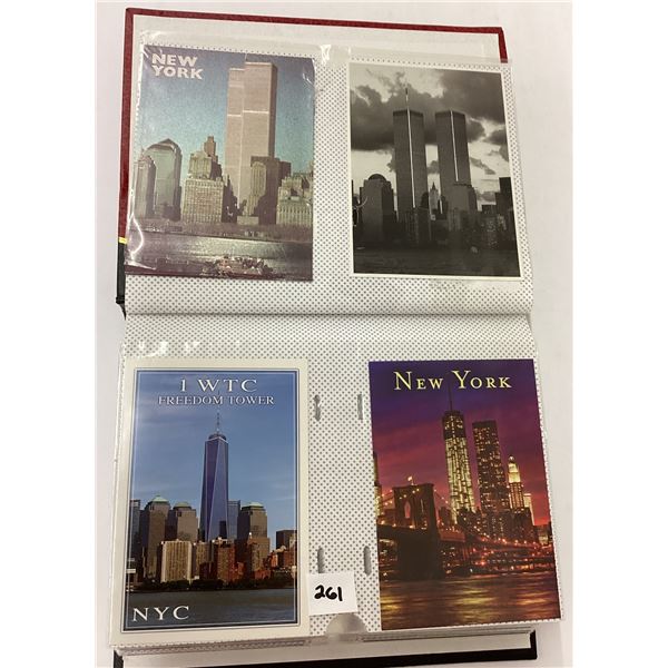 New York City - Mostly Showing Twin Towers Postcard Album Approx. 200