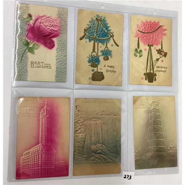 Airbrushed Greetings & Holiday Postcard Album Approx. 125