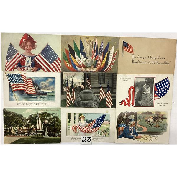 Postcards with Flags 60+