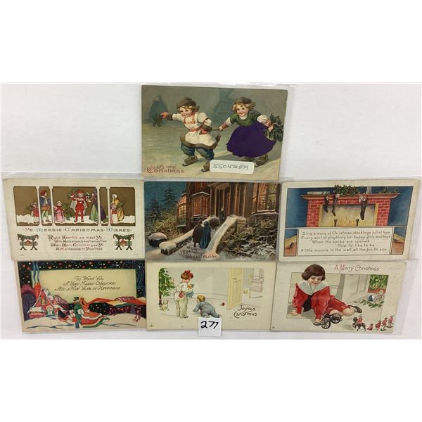 Christmas Holiday Greeting Postcards 30+