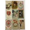 Image 1 : Valentine's Day Holiday Greeting Postcards Approx. 55