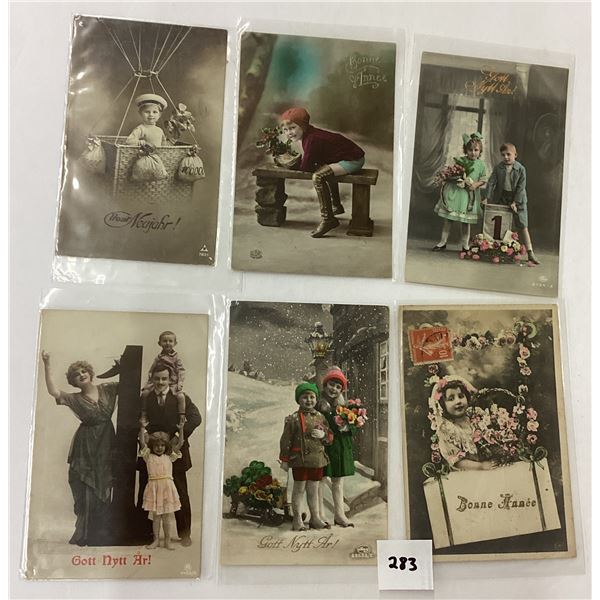 Tinted Real Photo Children Holiday Postcards 29