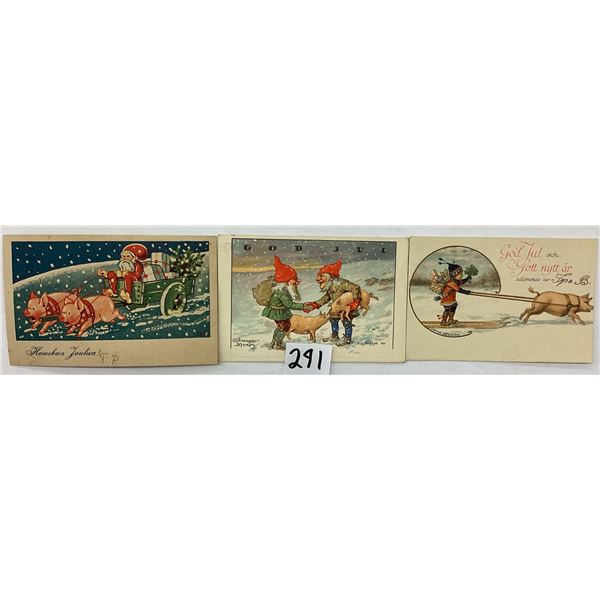 Elves on Greeting Postcards 25