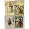 Image 1 : Snowmen Holiday Greeting Postcards 20