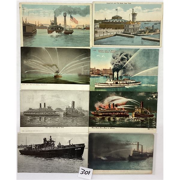 Fire Boat Postcards 16