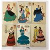 Image 1 : Novelty - Silk Spanish Dancer Postcards 28