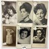 Image 3 : Women Real Photo Movie Stars Celebrity Postcards Approx. 130