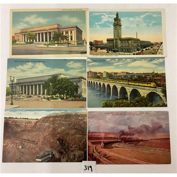 Minnesota Train & Railroad Postcards 28