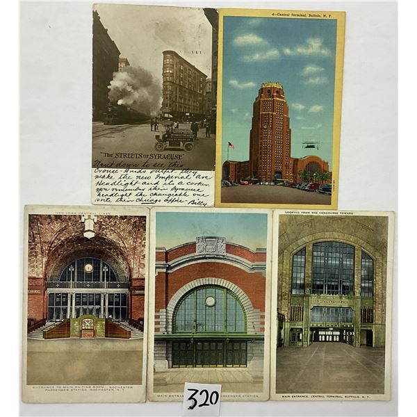 New York Railroad & Trolley Postcards 90