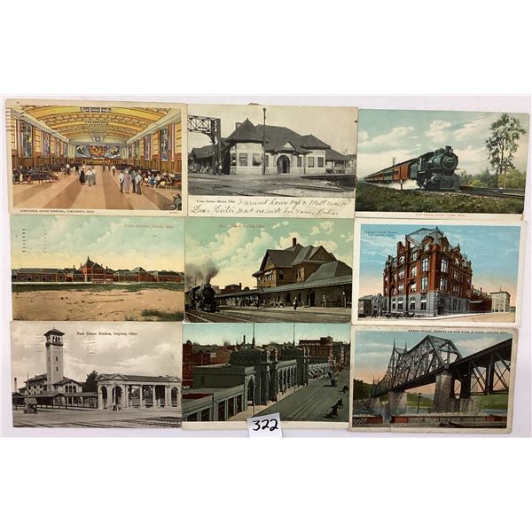 Ohio Railroad Train Postcards 35