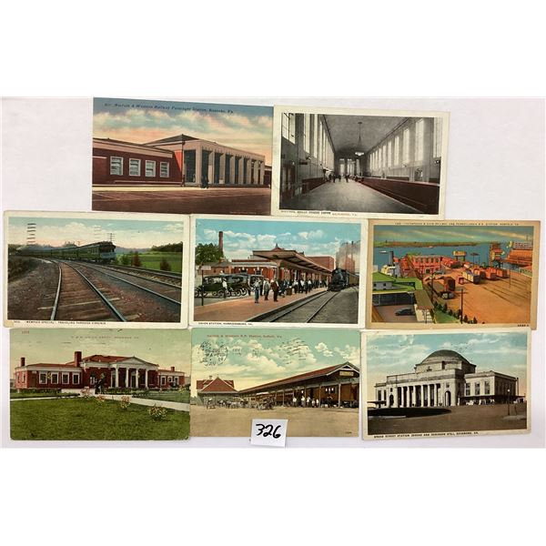 Virginia Railroad Train Postcards 30