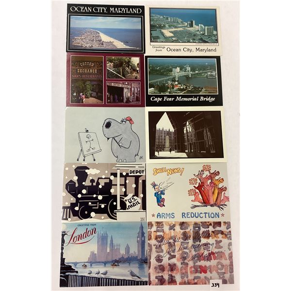 2 Boxes Of Continental Chrome Postcards Approx. 1800