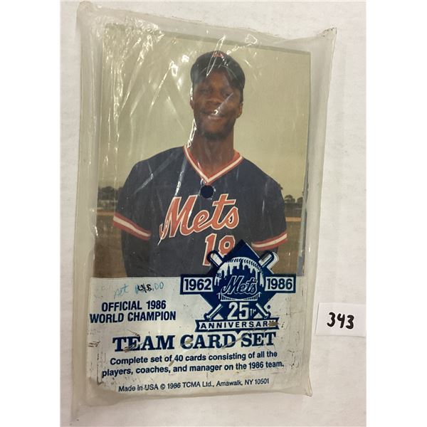 Sports - Baseball Set of 1986 New York Mets World Champs Postcards 40 Cards