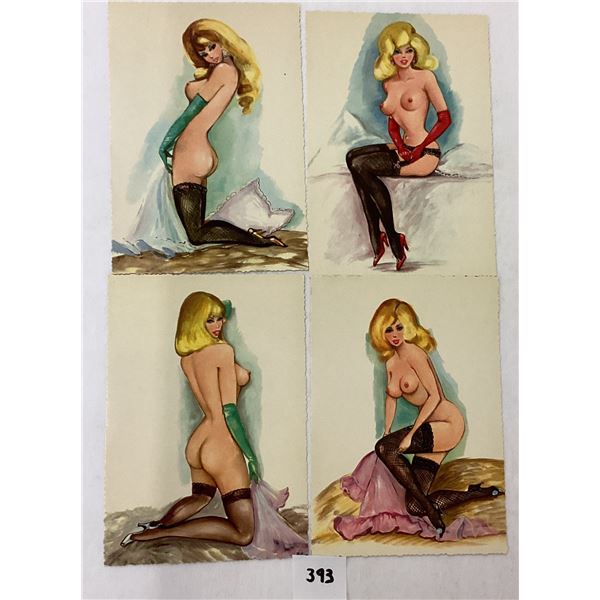 Pin Up Nude Postcards 8