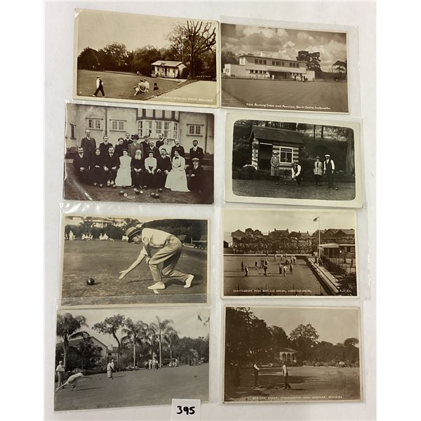 Real Photo Lawn Bowling Postcards 13