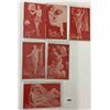 Image 3 : Red & White Pin Up Arcade Women Cards 24