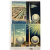 Image 4 : 1940 New York World's Fair Postcards 25 with Wrapper
