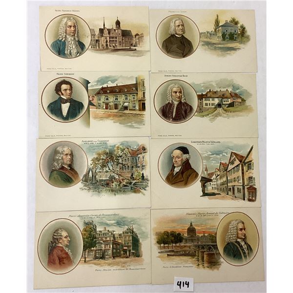 Music - Composers 18 Postcards