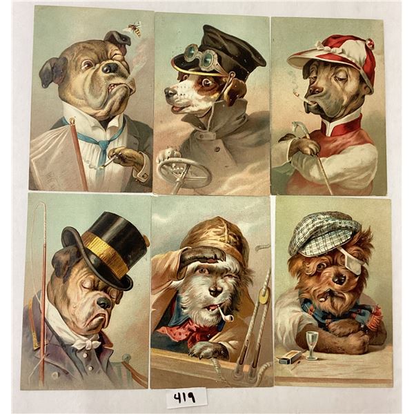 Animals - Dressed Dogs PFB Postcards 6